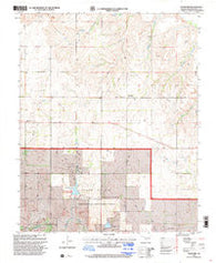 Crawford Oklahoma Historical topographic map, 1:24000 scale, 7.5 X 7.5 Minute, Year 1998