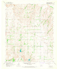 Crawford Oklahoma Historical topographic map, 1:24000 scale, 7.5 X 7.5 Minute, Year 1965