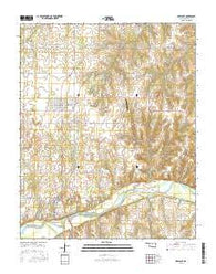Crescent Oklahoma Current topographic map, 1:24000 scale, 7.5 X 7.5 Minute, Year 2016