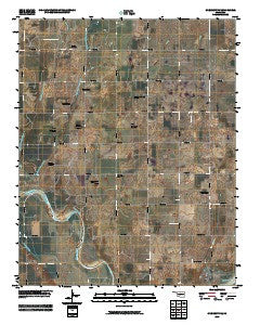 Crescent NW Oklahoma Historical topographic map, 1:24000 scale, 7.5 X 7.5 Minute, Year 2009