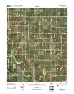Crescent NW Oklahoma Historical topographic map, 1:24000 scale, 7.5 X 7.5 Minute, Year 2012