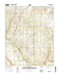 Crescent NW Oklahoma Current topographic map, 1:24000 scale, 7.5 X 7.5 Minute, Year 2016