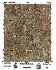 Criner Oklahoma Historical topographic map, 1:24000 scale, 7.5 X 7.5 Minute, Year 2010