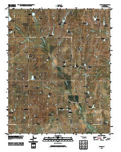 Criner Oklahoma Historical topographic map, 1:24000 scale, 7.5 X 7.5 Minute, Year 2010