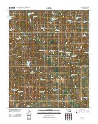 Criner Oklahoma Historical topographic map, 1:24000 scale, 7.5 X 7.5 Minute, Year 2012