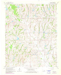 Criner Oklahoma Historical topographic map, 1:24000 scale, 7.5 X 7.5 Minute, Year 1966