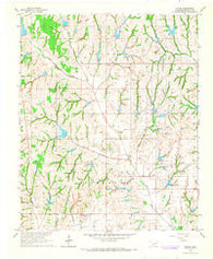 Criner Oklahoma Historical topographic map, 1:24000 scale, 7.5 X 7.5 Minute, Year 1966