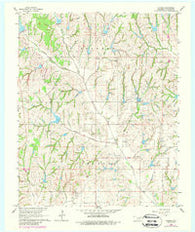 Criner Oklahoma Historical topographic map, 1:24000 scale, 7.5 X 7.5 Minute, Year 1966