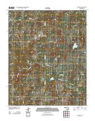 Cromwell Oklahoma Historical topographic map, 1:24000 scale, 7.5 X 7.5 Minute, Year 2012
