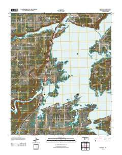 Crowder Oklahoma Historical topographic map, 1:24000 scale, 7.5 X 7.5 Minute, Year 2012