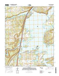 Crowder Oklahoma Current topographic map, 1:24000 scale, 7.5 X 7.5 Minute, Year 2016
