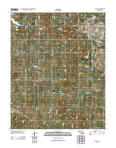 Cushing Oklahoma Historical topographic map, 1:24000 scale, 7.5 X 7.5 Minute, Year 2012
