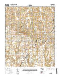 Cyril Oklahoma Current topographic map, 1:24000 scale, 7.5 X 7.5 Minute, Year 2016