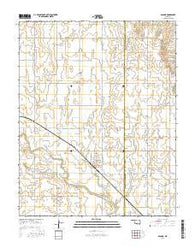 Dacoma Oklahoma Current topographic map, 1:24000 scale, 7.5 X 7.5 Minute, Year 2016