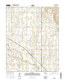 Dacoma Oklahoma Current topographic map, 1:24000 scale, 7.5 X 7.5 Minute, Year 2016