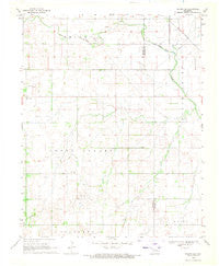 Dacoma SE Oklahoma Historical topographic map, 1:24000 scale, 7.5 X 7.5 Minute, Year 1969