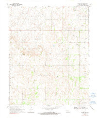 Dacoma SW Oklahoma Historical topographic map, 1:24000 scale, 7.5 X 7.5 Minute, Year 1969