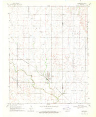 Dacoma Oklahoma Historical topographic map, 1:24000 scale, 7.5 X 7.5 Minute, Year 1969