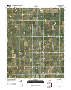 Dacoma SE Oklahoma Historical topographic map, 1:24000 scale, 7.5 X 7.5 Minute, Year 2012