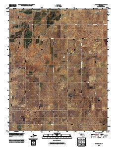 Dacoma SW Oklahoma Historical topographic map, 1:24000 scale, 7.5 X 7.5 Minute, Year 2009