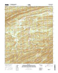 Damon Oklahoma Current topographic map, 1:24000 scale, 7.5 X 7.5 Minute, Year 2016