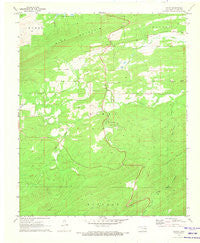 Damon Oklahoma Historical topographic map, 1:24000 scale, 7.5 X 7.5 Minute, Year 1971