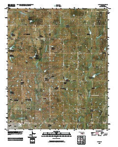Davis Oklahoma Historical topographic map, 1:24000 scale, 7.5 X 7.5 Minute, Year 2009
