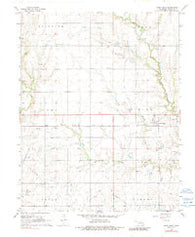 Deer Creek Oklahoma Historical topographic map, 1:24000 scale, 7.5 X 7.5 Minute, Year 1968