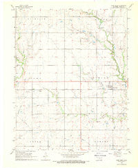 Deer Creek Oklahoma Historical topographic map, 1:24000 scale, 7.5 X 7.5 Minute, Year 1968