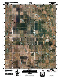 Deer Creek Oklahoma Historical topographic map, 1:24000 scale, 7.5 X 7.5 Minute, Year 2010