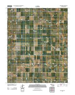 Deer Creek Oklahoma Historical topographic map, 1:24000 scale, 7.5 X 7.5 Minute, Year 2012