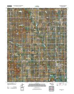 Delaware Oklahoma Historical topographic map, 1:24000 scale, 7.5 X 7.5 Minute, Year 2013