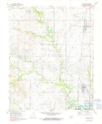 Delaware Oklahoma Historical topographic map, 1:24000 scale, 7.5 X 7.5 Minute, Year 1972