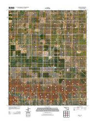 Delhi Oklahoma Historical topographic map, 1:24000 scale, 7.5 X 7.5 Minute, Year 2012