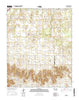 Delhi Oklahoma Current topographic map, 1:24000 scale, 7.5 X 7.5 Minute, Year 2016
