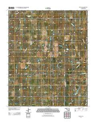 Denton Oklahoma Historical topographic map, 1:24000 scale, 7.5 X 7.5 Minute, Year 2013