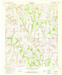 Denton Oklahoma Historical topographic map, 1:24000 scale, 7.5 X 7.5 Minute, Year 1956