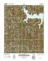 Denver Oklahoma Historical topographic map, 1:24000 scale, 7.5 X 7.5 Minute, Year 2012
