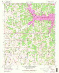 Denver Oklahoma Historical topographic map, 1:24000 scale, 7.5 X 7.5 Minute, Year 1958