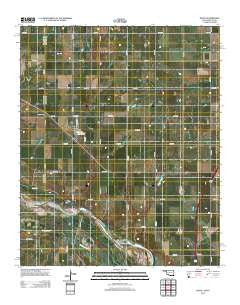 Devol Oklahoma Historical topographic map, 1:24000 scale, 7.5 X 7.5 Minute, Year 2012