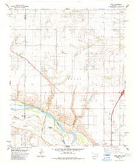 Devol Oklahoma Historical topographic map, 1:24000 scale, 7.5 X 7.5 Minute, Year 1985