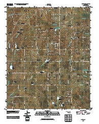 Dibble Oklahoma Historical topographic map, 1:24000 scale, 7.5 X 7.5 Minute, Year 2009