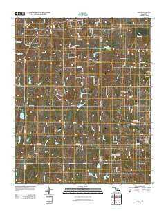 Dibble Oklahoma Historical topographic map, 1:24000 scale, 7.5 X 7.5 Minute, Year 2013