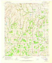 Dibble Oklahoma Historical topographic map, 1:24000 scale, 7.5 X 7.5 Minute, Year 1965