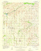 Dill City Oklahoma Historical topographic map, 1:62500 scale, 15 X 15 Minute, Year 1957