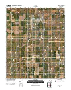 Dill City Oklahoma Historical topographic map, 1:24000 scale, 7.5 X 7.5 Minute, Year 2012