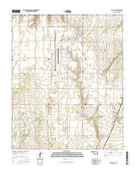 Dill City Oklahoma Current topographic map, 1:24000 scale, 7.5 X 7.5 Minute, Year 2016