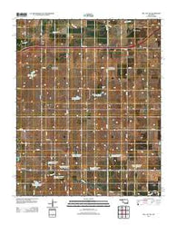 Dill City NE Oklahoma Historical topographic map, 1:24000 scale, 7.5 X 7.5 Minute, Year 2012