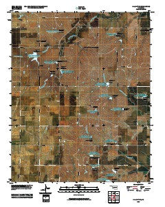 Dill City SE Oklahoma Historical topographic map, 1:24000 scale, 7.5 X 7.5 Minute, Year 2010
