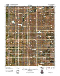 Dill City SE Oklahoma Historical topographic map, 1:24000 scale, 7.5 X 7.5 Minute, Year 2012